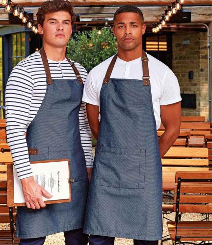 Premier Annex Oxford Bib Apron - NAV - ONE
